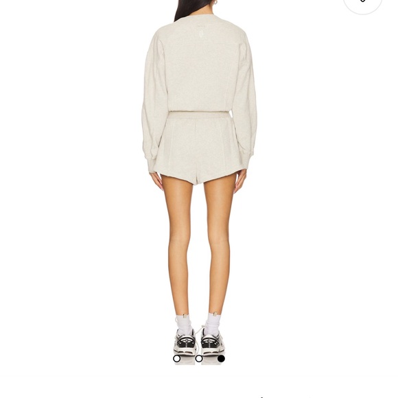 Women's Heather Grey Jumpsuit - Picture 3 of 4